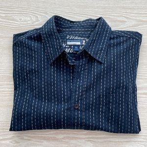 Anchor Blue Button Down XL